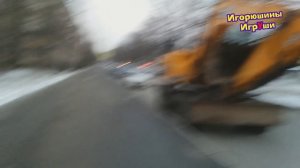 Желтый экскаватор изучаем Игорюша и спецтехника Excavator for children