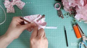 МК бантиков из декоративной ленты 4см.