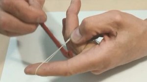 #59 Петлевяз. Завязать маленькую и большую петли. Из нитки и лески.