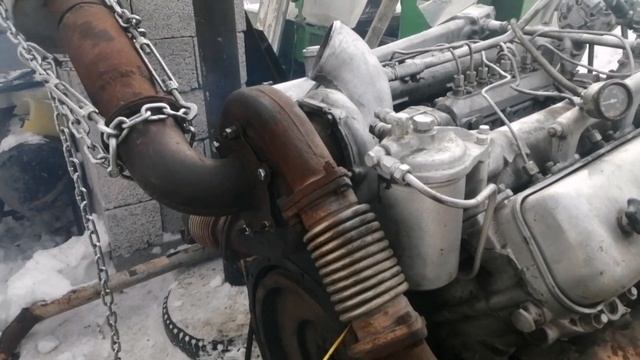 Запуск двигателя ЯМЗ-238 смотреть онлайн