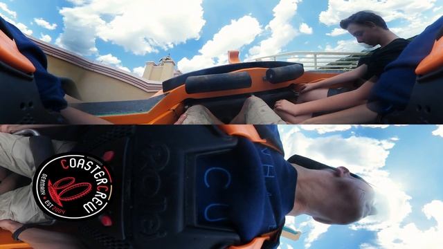 360° Journey to Atlantis Water VR Roller Coaster | VR onride POV | SeaWorld Achterbahn Montaña Rusa смотреть онлайн