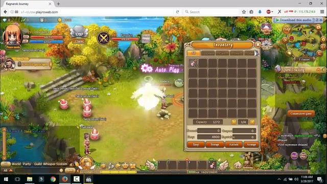 Ragnarok Journey Gameplay - Browser Game Warpportal
