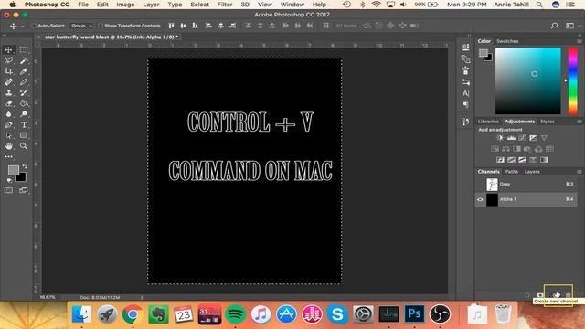 How to Make a Black and White Image Transparent in Photoshop CC смотреть онлайн