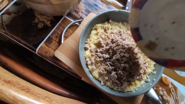 Картофельная бабка с фаршем в духовке. смотреть онлайн