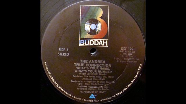 Andrea True Connection - What's Your Name What's Your Number [12" Original Mix] смотреть онлайн