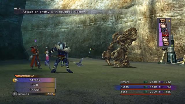 FINAL FANTASY X/X-2 HD Remaster: Defender X Boss Battle Auron Overkill смотреть онлайн