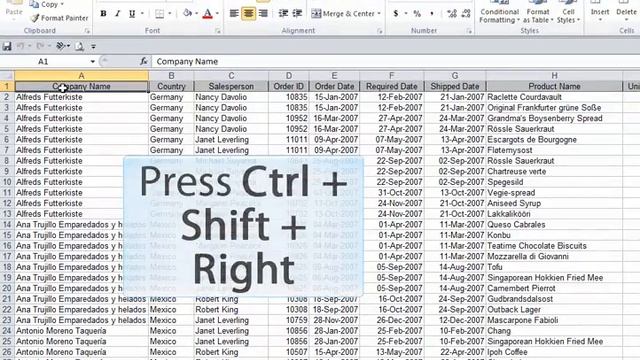 Excel Range Select Tip смотреть онлайн