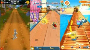 Looney Tunes Dash! vs Rabbids Crazy Rush vs Despicable Me Minion Rush — NEW Compilation