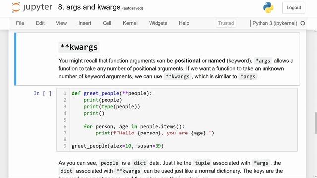*args and **kwargs in Python - Intermediate Python #8 смотреть онлайн