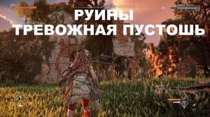 HORIZON ЗАПРЕТНЫЙ ЗАПАД РУИНЫ С РЕЛИКВИЯМИ ТРЕВОЖНАЯ ПУСТОШЬ ПРОХОЖДЕНИЕ