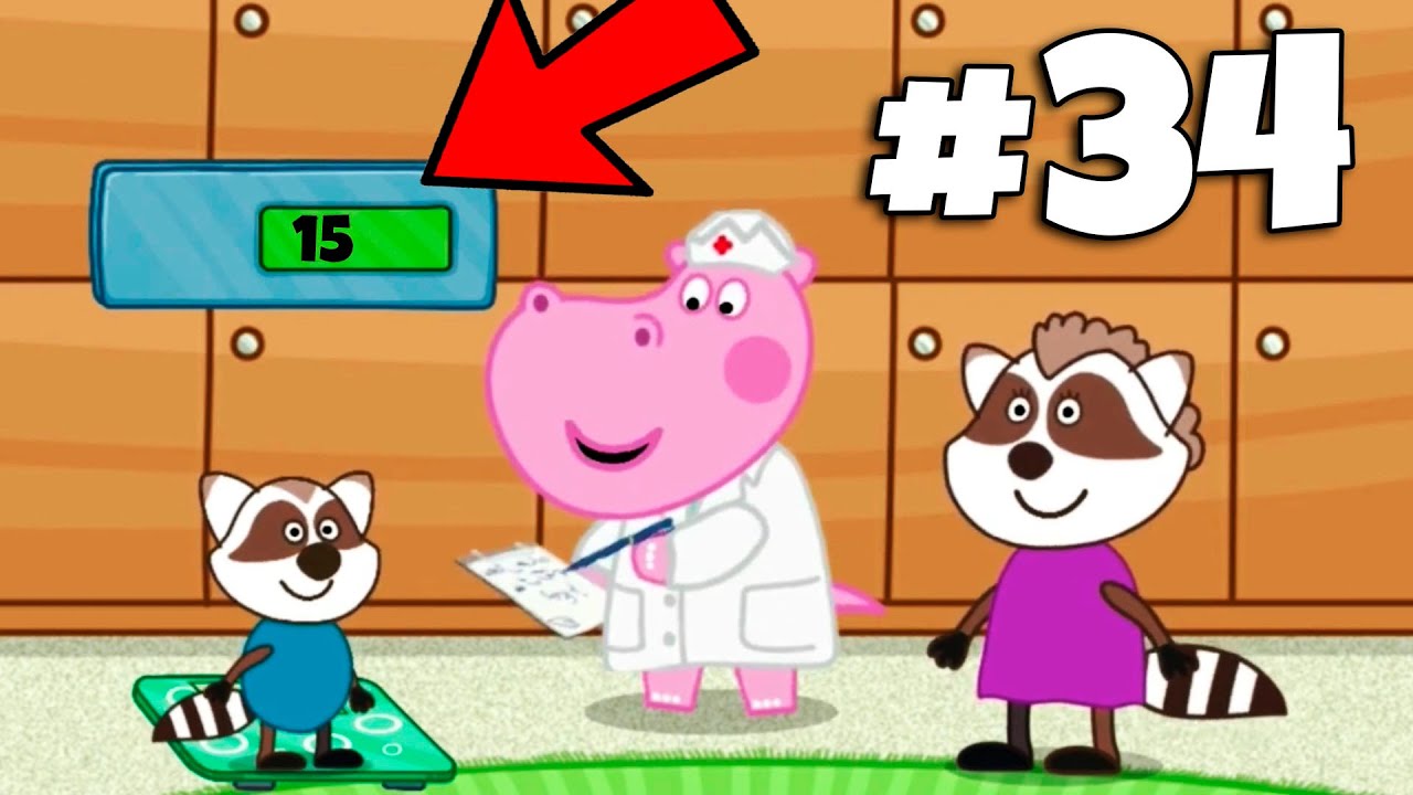 Енотики. 34 серия игры Семейка Гиппо. Приключения Hippo на канале BabyMax. Прохождение игры смотреть онлайн