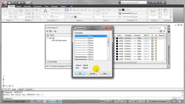 AutoCAD Tip - Changing Lineweight Units смотреть онлайн