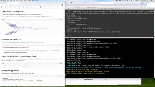 Azure Spring Cloud Workshop walkthrough смотреть онлайн