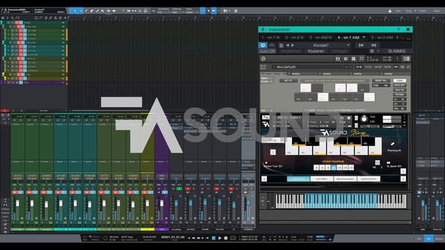 FA Sound - Arabesk Strings - Turkish/Oriental VST Kontakt Library - Live Performance with Korg Pa3x смотреть онлайн