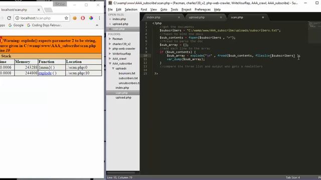 Txt list scan for newsletter - PHP смотреть онлайн