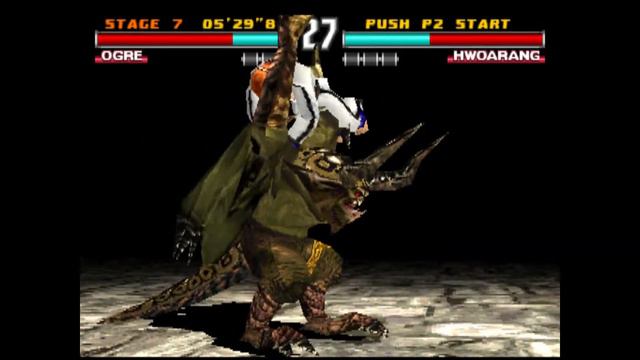 True Ogre vs Hwoarang (Hidden Boss) Tekken 3 смотреть онлайн