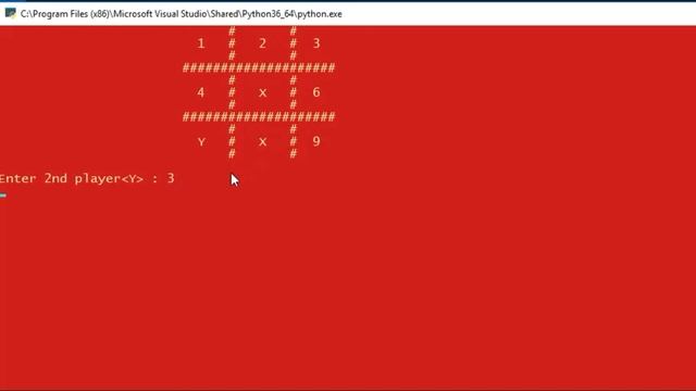 TIC TAC TOE game using Python || SIMPLE PYTHON GAME || PYTHON смотреть онлайн
