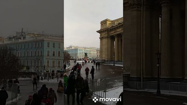 #СПб Площадь перед Казанским собором. смотреть онлайн