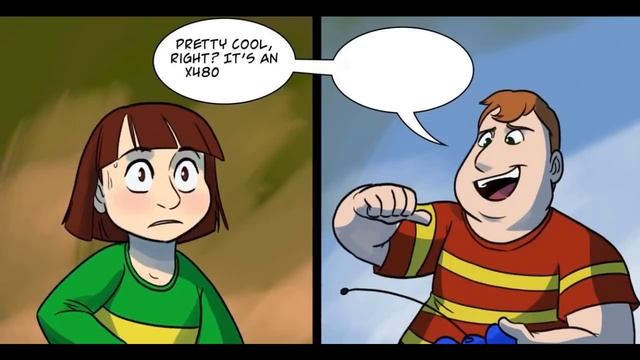 Dogs of Future Past : Part 1 (Chara Origins ) - English Dub (Undertale Comic Dub) смотреть онлайн