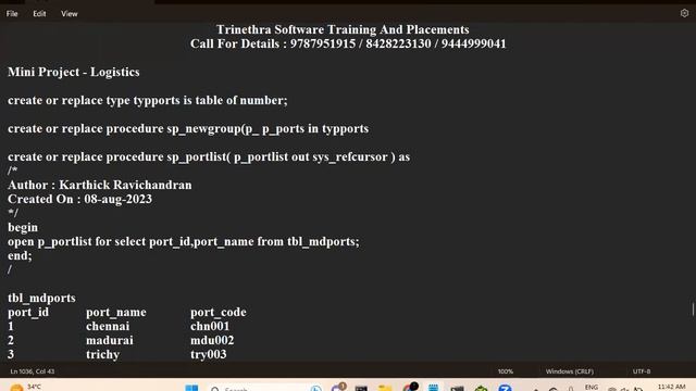 MINI PROJECT - LOGISTICS - PART 1 смотреть онлайн