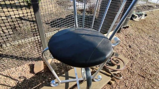 Стул из трубы. Холодная ковка. смотреть онлайн