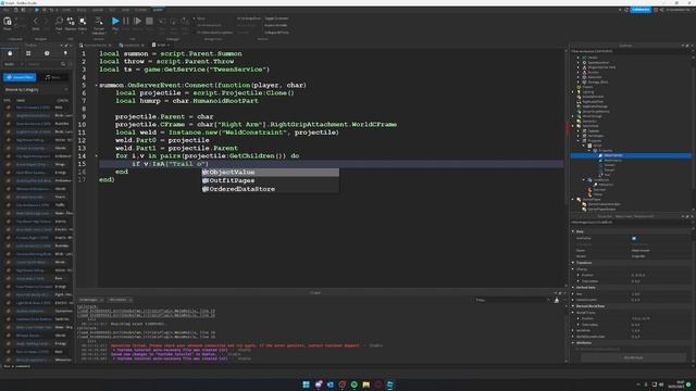 How to make a Projectile in Roblox Studio (OUTDATED) смотреть онлайн
