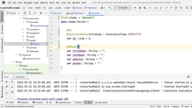 20 Implementando PersonEntity e o Repositório com Hibernate e Spring Data JPA смотреть онлайн