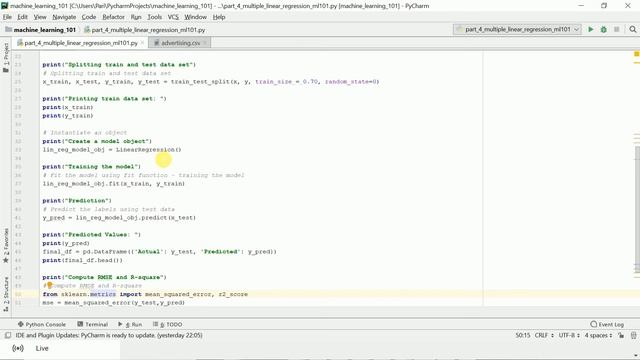 Multiple Linear Regression using Python | Machine Learning 101 Tutorial | Part 4 | DM | DataMaking смотреть онлайн