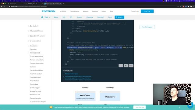 Saving PDF Annotations, Creating Annotations in React JavaScript - PDFTron WebViewer Series смотреть онлайн