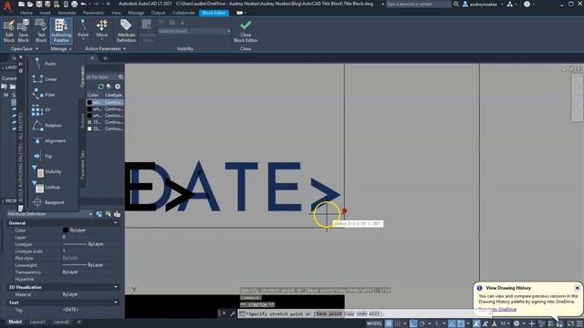 AutoCAD Title Block Tutorial: How to make a TITLE BLOCK as a block смотреть онлайн