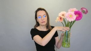 Гербера, особенности работы // флористика для начинающих