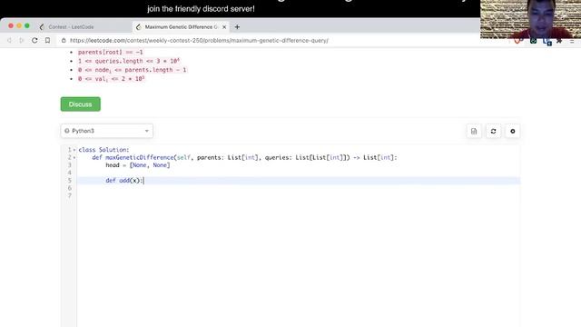 1938. Maximum Genetic Difference Query (Leetcode Hard) смотреть онлайн