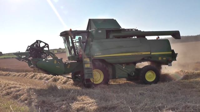 Harvest 2017 John Deere W540 Combine Harvester
