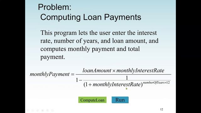 Python Code: Compute Loan Payments and Distance between two points. The steps to develop a program. смотреть онлайн