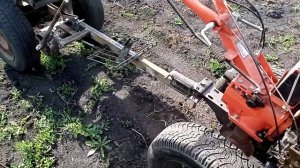 Адаптер для мотоблока. испытание.