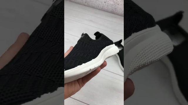 Кроссовки женские Spars черные на белой подошве из обувного текстиля смотреть онлайн