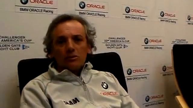 AC33: Matteo Plazzi, navigator on Bmw Oracle, Cup winner plazziok.mp4 смотреть онлайн