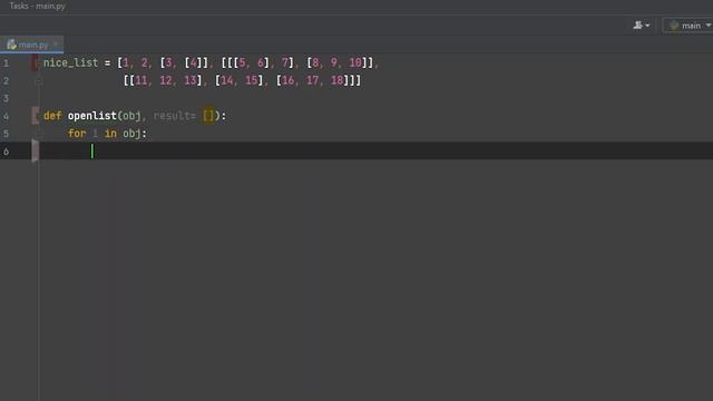 Рекурсия на простом примере в Python смотреть онлайн