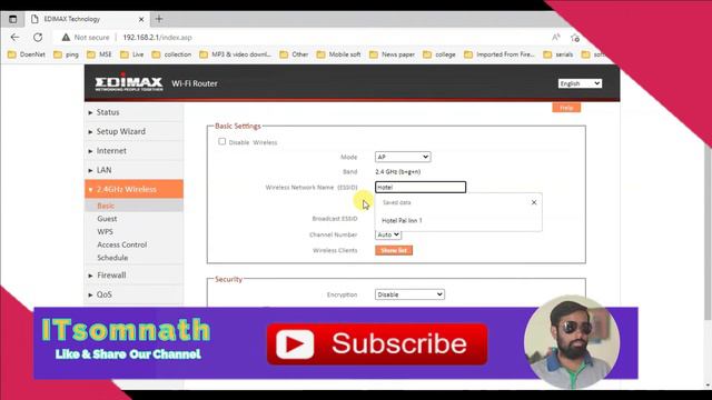 PPPOE & WiFI SETUP Edimax BR-6428NC N300 #ITSOMNATH смотреть онлайн
