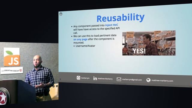 Higher-Order Components, with Matthew Marberry, Presented by Atlanta JavaScript смотреть онлайн