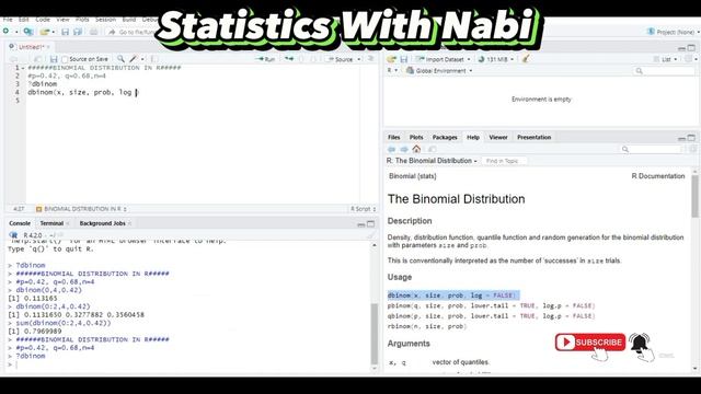 Binomial Distribution in R (1) смотреть онлайн