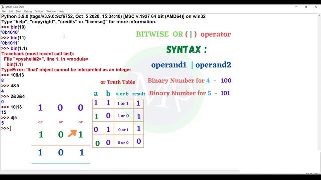 #55 Python Bitwise Operators In Telugu [2022] | Python Operators In Telugu | Python For Beginners смотреть онлайн