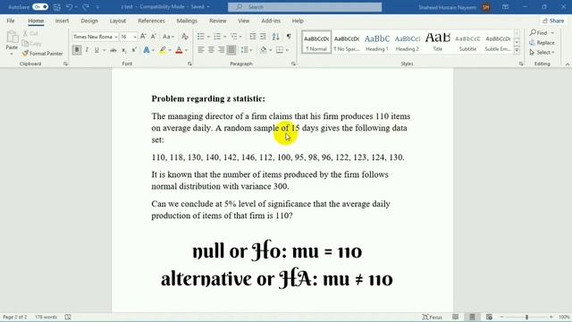 Hypothesis Testing and Z-test for one sample in Excel | Banglay Data Analysis in excel |Tutorial 1. смотреть онлайн