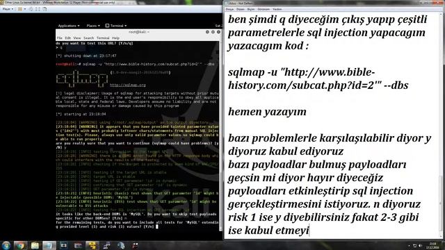SQL İnjection TürkSiberGüvenlik смотреть онлайн