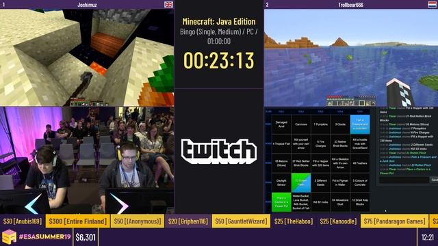 Minecraft: Java Edition [Bingo (Single, Medium)] - #ESASummer19 смотреть онлайн