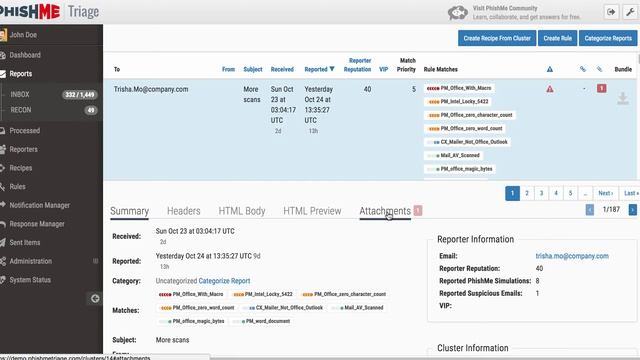PhishMe Triage and Lastline Analyst Demo смотреть онлайн