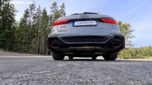 [4k] Launch Control Audi RS6 Nardo Grey. The SOUND!