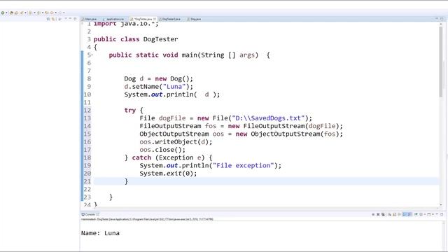 CSAB: Implementing Serializable in Java смотреть онлайн