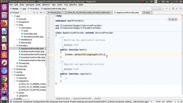 laravel php artisan migrate error SQLSTATE[42S01] смотреть онлайн