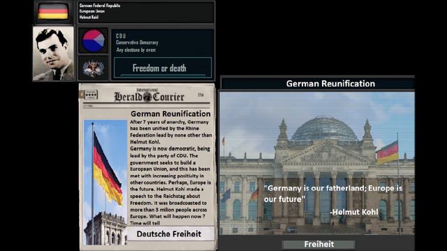 TNO Custom Super Event: German Reunification (Rhine Federation, Democratic) смотреть онлайн